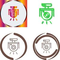 Security Camera Icon Design vector