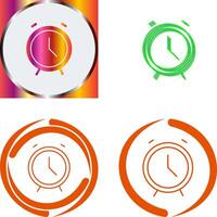 diseño de icono de reloj de alarma vector