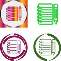 Chick List Icon Design vector