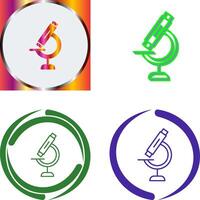 Microscope Icon Design vector