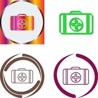 First Aid Kit Icon Design vector