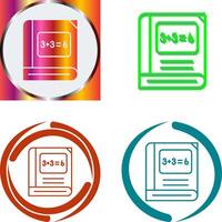 Math Icon Design vector