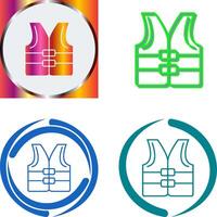 Life jacket Icon Design vector