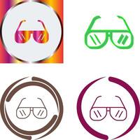 Sun Glasses Icon Design vector