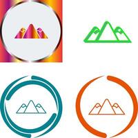 Mountain Icon Design vector