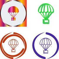 Parachute Icon Design vector