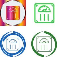 Weight Scale Icon Design vector