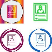 Ballot Icon Design vector