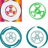 Nuclear Icon Design vector