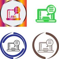 Chat Icon Design vector