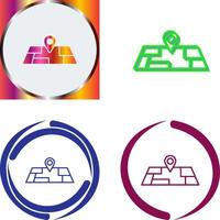 Map Icon Design vector