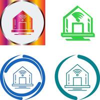 Smart Home Icon Design vector