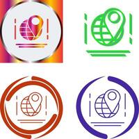 Map Icon Design vector