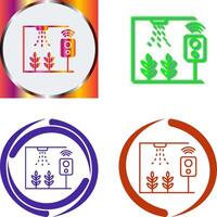 Smart Farm Icon Design vector