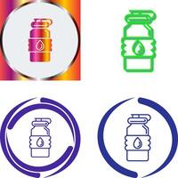 Water Bottle Icon Design vector