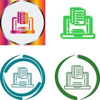 Document Icon Design vector