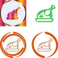 Chicken Icon Design vector
