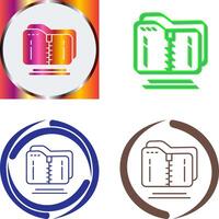 Compressed Icon Design vector