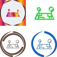 Pin Location Icon Design vector