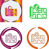 Map Icon Design vector
