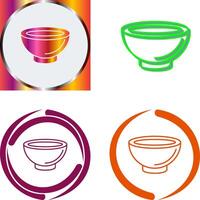 Bowl Icon Design vector