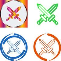 diseño de icono de espada vector