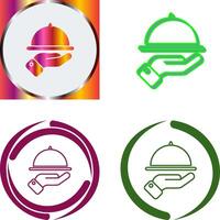 Waiter Icon Design vector