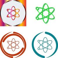 Atom Icon Design vector