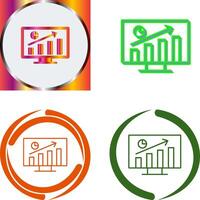 Statistics Icon Design vector