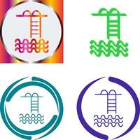 Swiming pool Icon Design vector