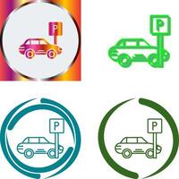 Parking Icon Design vector