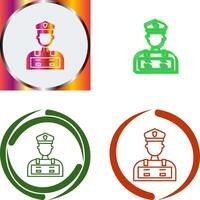 Police Man Icon Design vector