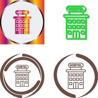 Hostel Icon Design vector