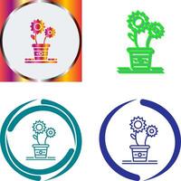 Flowers Icon Design vector