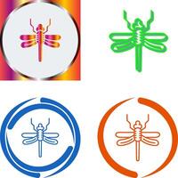 Dragonfly Icon Design vector