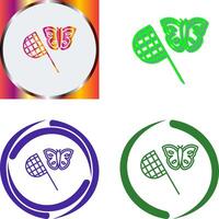 Butterfly Catcher Icon Design vector