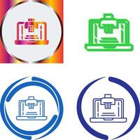 Print Icon Design vector