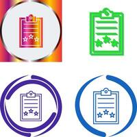 Result Icon Design vector