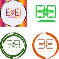 Data Transfer Icon Design vector