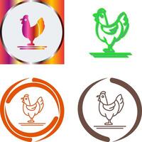 Poultry Icon Design vector