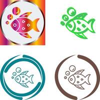 Fish Icon Design vector