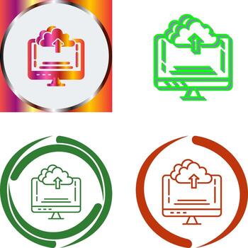 Upload Icon Design vector