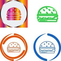 diseño de icono de hamburguesa vector