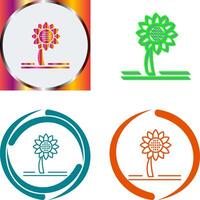 Sunflower Icon Design vector