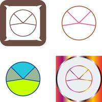 Pie Chart Analysis Icon Design vector