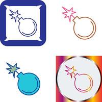 Danger of Explosion Icon Design vector