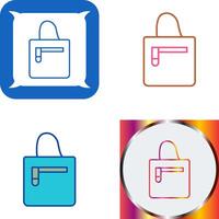 Handbag Icon Design vector