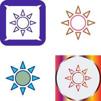 UV Radiation Icon Design vector