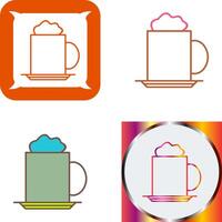 capuchino icono diseño vector