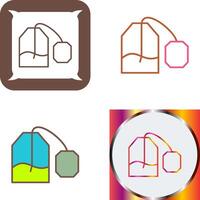 Tea Bag Icon Design vector